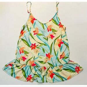 Hurley Multi Color Tropicana Mini Dress Women’s Large